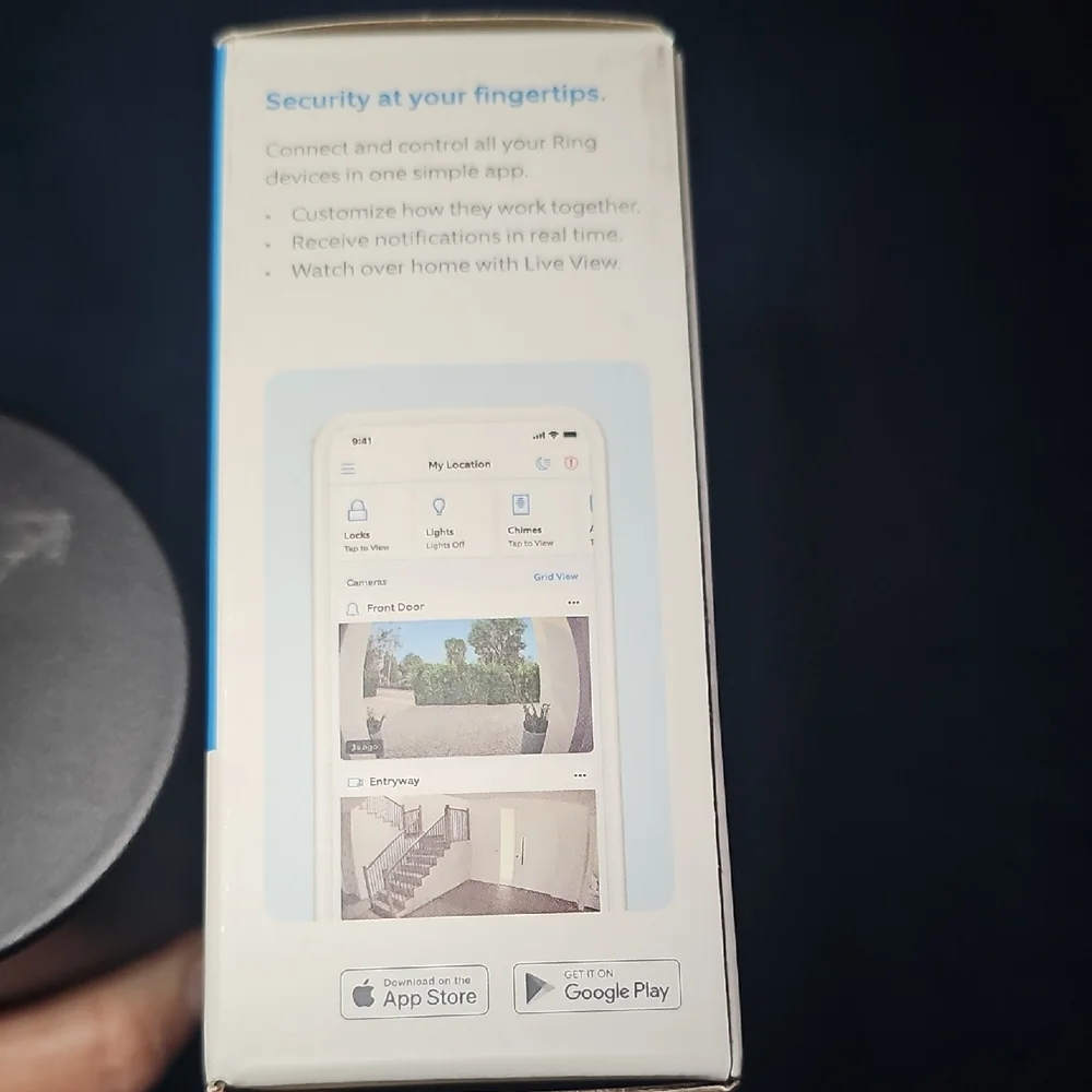 Ring Doorbell Pro - Silver and Black